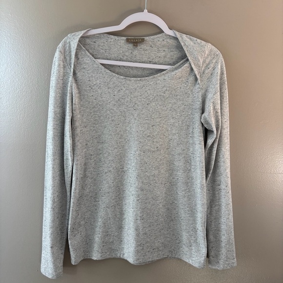 Lilla P Tops - Lilla P Heather Gray Long Sleeve Tee